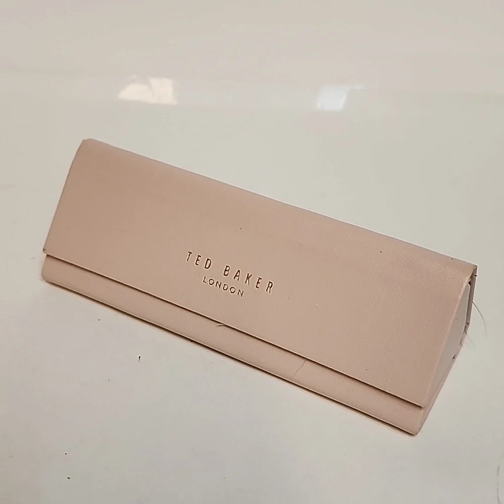 Ted Baker London Pink Folding Eyeglass Sunglass Case